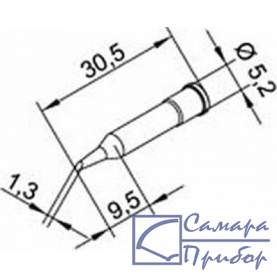 усеченный цилиндр 1,3 мм (к i-Tool, i-Tool nano) 102ADLF13