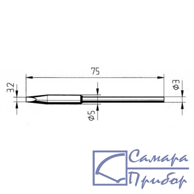 клин 3,2мм (к MicroTool) 212GD