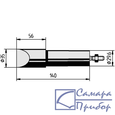 жало клин 35 мм (к ERSA-550) 552MD