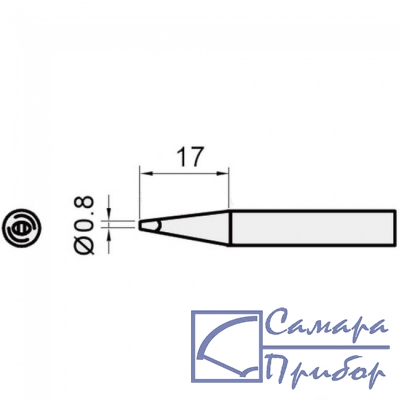 жало сменное (клин 0.8 мм) 5SI-216N-0.8D