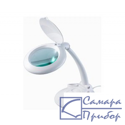 лампа-лупа со светодиодной подсветкой на подставке 8098LED-A 5D