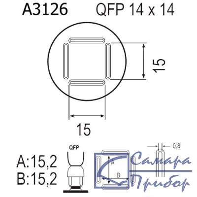 насадка паяльная Quick A-3126