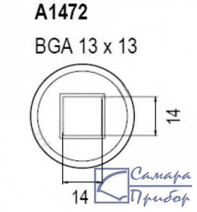 головка BGA A1472