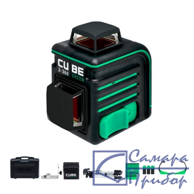 лазерный уровень ADA CUBE 2-360 GREEN Ultimate Edition