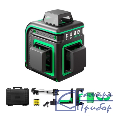 лазерный уровень ADA CUBE 3-360 GREEN Ultimate Edition