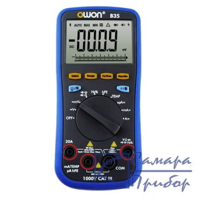мультиметр цифровой True RMS с Bluetooth B35T
