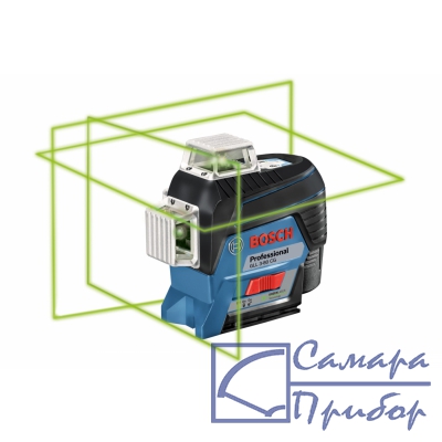 лазерный уровень Bosch GLL 3-80 CG + BM 1 + GBA 12V + L-Box