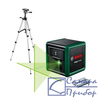 лазерный уровень со штативом Bosch Quigo Green set