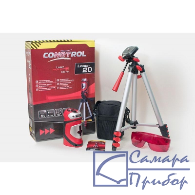 Самовыравнивающийся лазерный нивелир, уровень CONDTROL Laser 2D Set