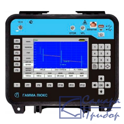оптический рефлектометр на 3 длины волны Гамма Люкс M0 1310/1550/1650 F (с фильтром)