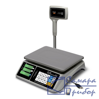 торговые настольные весы M-ER 328 ACPX-15.2 TOUCH-M LCD RS232 и USB