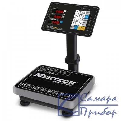 напольные торговые весы M-ER 333 ACPU-32.5 с расчетом стоимости LED