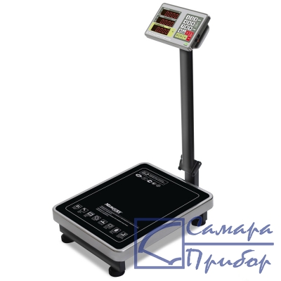 напольные торговые весы M-ER 335 ACLP-300.50 TURTLE с расчетом стоимости LED