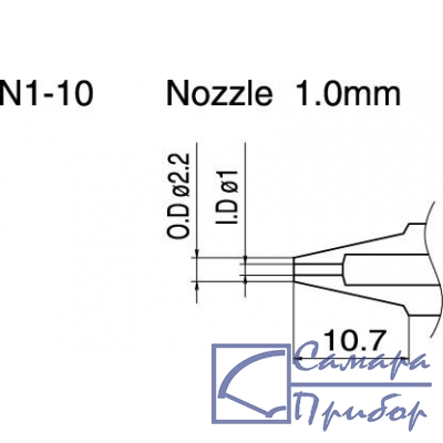паяльные сменные композитные головки для HAKKO FМ-2024 N1-10