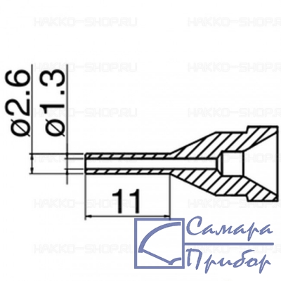 насадка 1.3 мм типа L N61-13
