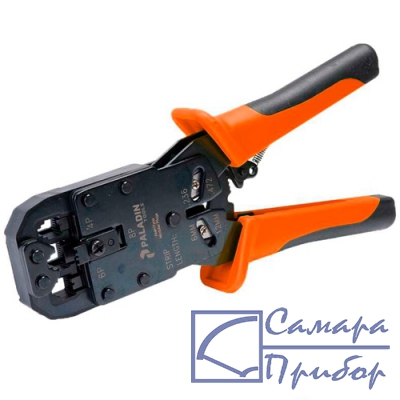 кримпер для опрессовки разъемов RJ45, RJ22, RJ11, RJ12 AMP (Tyco) Paladin Tools PA1540