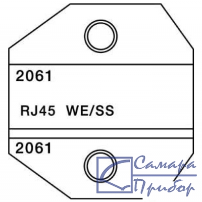 матрица RJ45 для кримперов 1300/8000 Paladin Tools PA2061