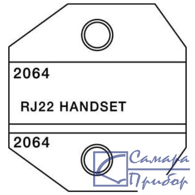 матрица RJ45 AMP для кримперов 1300/8000 Paladin Tools PA2064