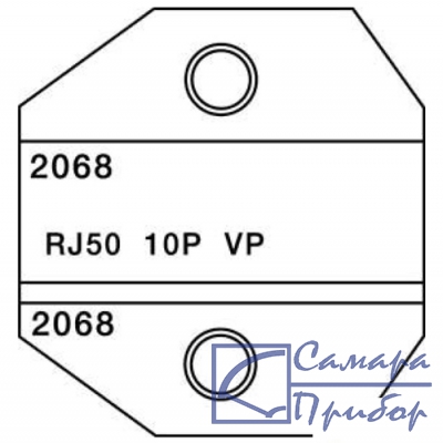 матрица RJ50 для кримперов 1300/8000 Paladin Tools PA2068