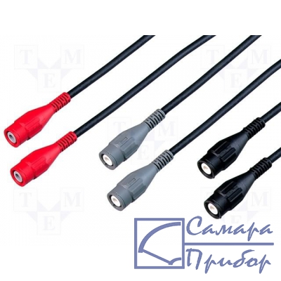 набор коаксиальных кабелей BNC, с цветной кодировкой, 3 ед., 1,5 м Fluke PM9091