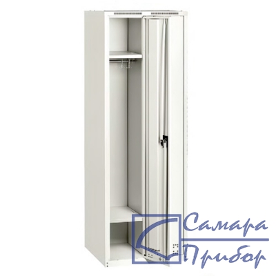 шкаф лабораторный для одежды двухсекционный 600*500*1750мм ШО-3 LAB RAL9010