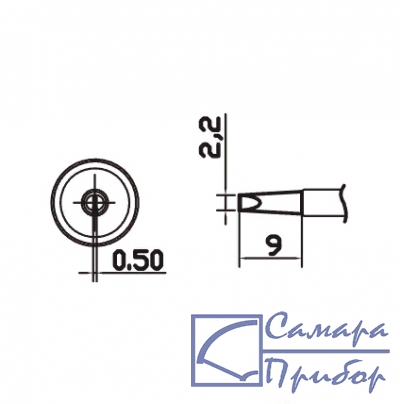 насадка паяльная T10-2.2D