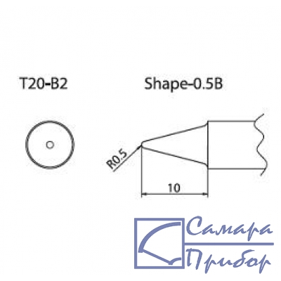 паяльная сменная композитная головка для станций FX-838 T20-B2