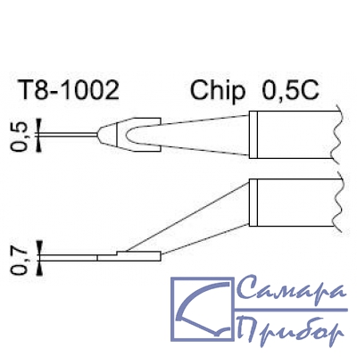 паяльные сменные композитные головки для термопинцета FМ-2022 T8-1002