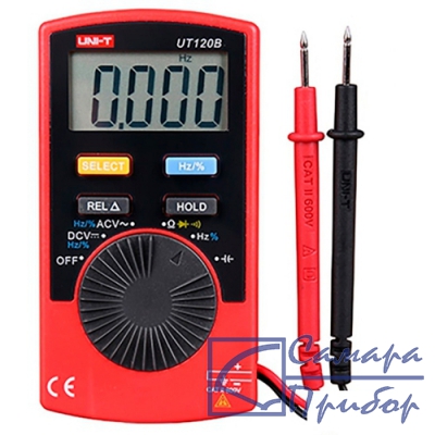 мультиметр цифровой карманный (автодиапазон) UNI-T UT120B
