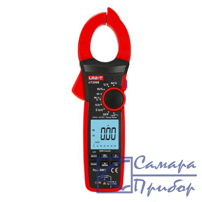 клещи токоизмерительные цифровые TrueRMS, AC/DC 1000A UNI-T UT208B